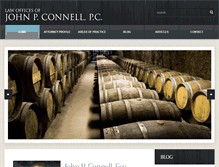 Tablet Screenshot of connelllawoffices.com